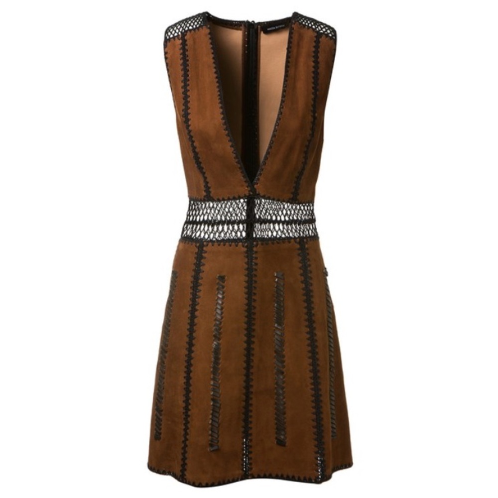 Magda Butrym suede dress