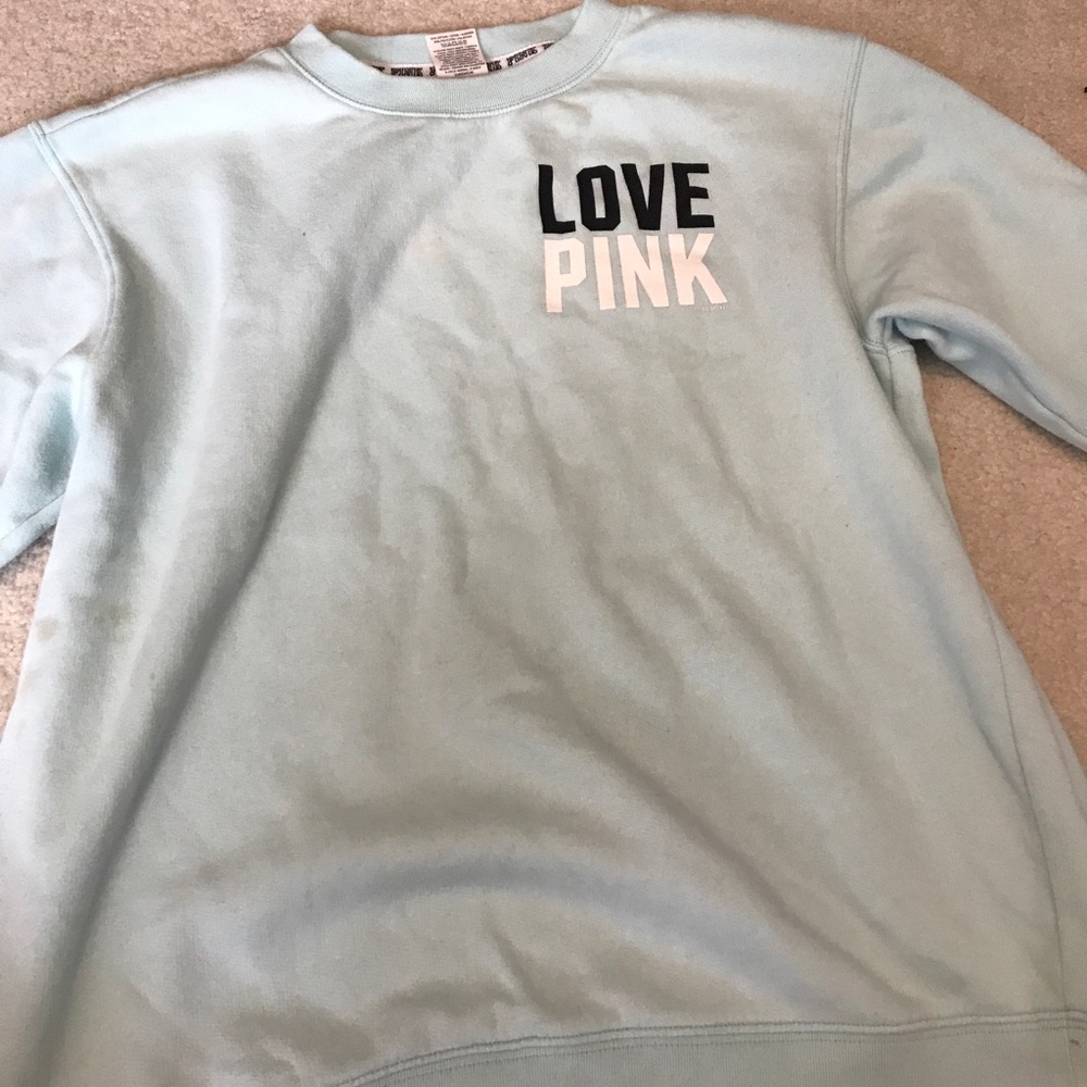 Small Aqua Pink by Victoria's Secret Sweatshirt