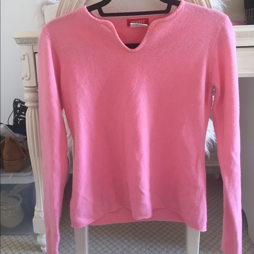 Vibrant pink sweater