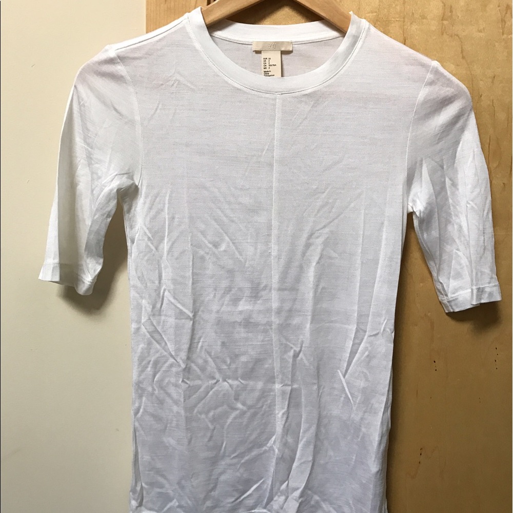 NWOT H&M silk shirt