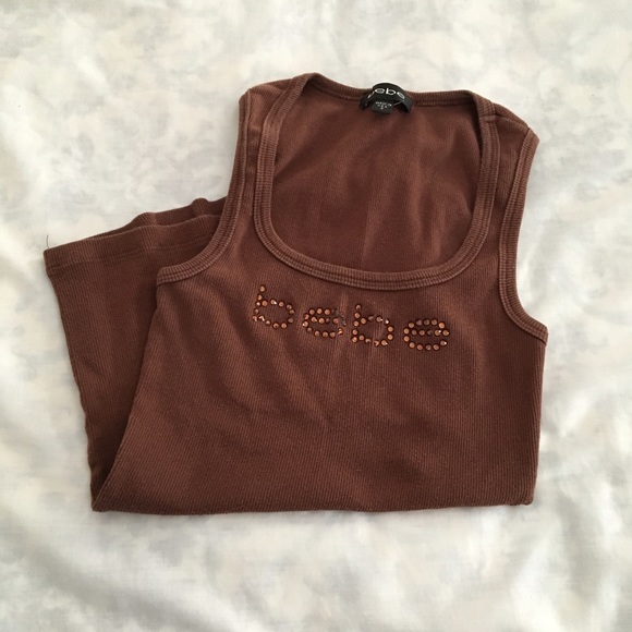bebe Tops - Vintage Bebe ribbed tank top S early 00s aesthetic