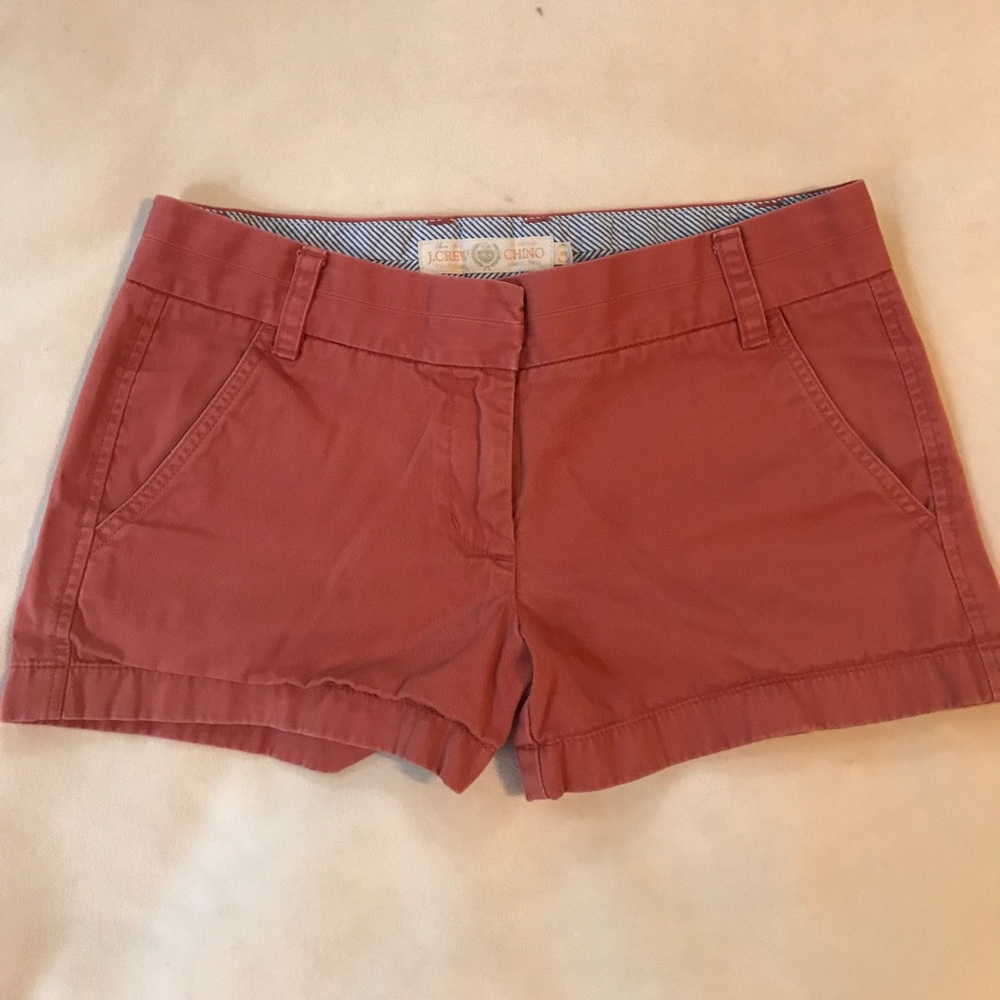 J. Crew Nantucket red chino shorts