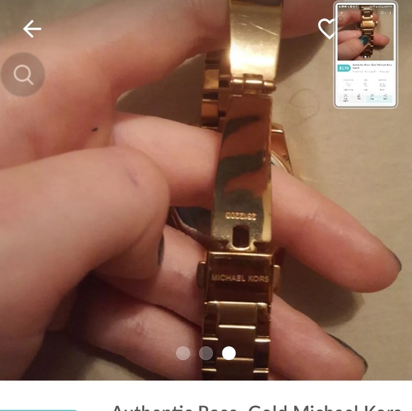 Authentic Rose gold Michael kors watch