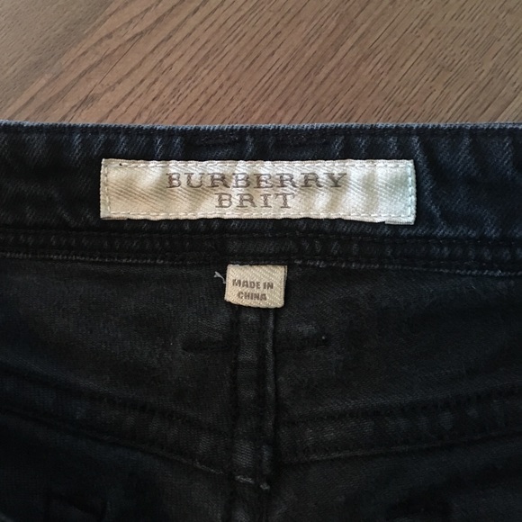 Burberry BRIT Black Jeans. Like New Condition - Picture 2 of 5