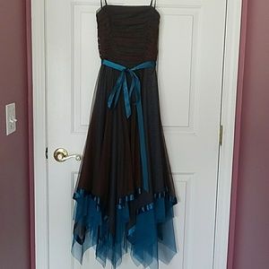 Strapless homecoming/ prom dress