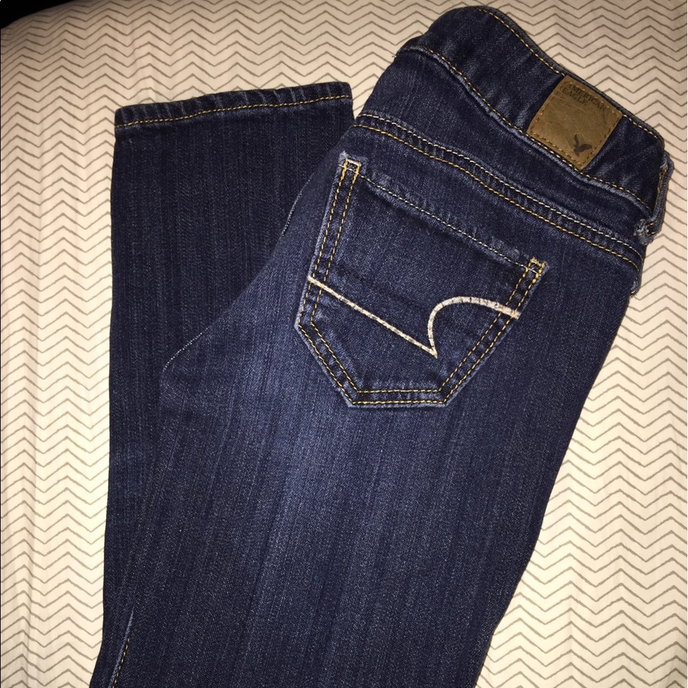 American Eagle Jean Capris