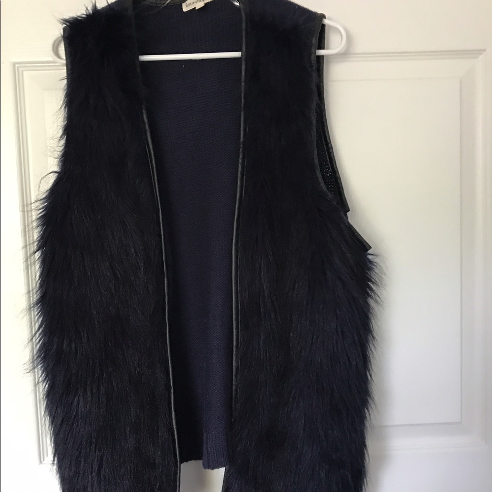 Faux fur cover up