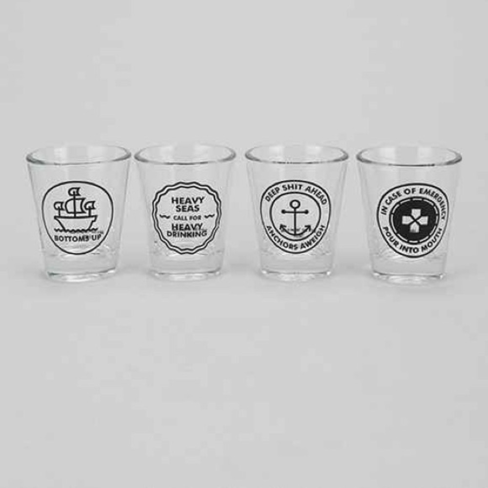 Urban Outfitters Anchors Away Shot Glasses