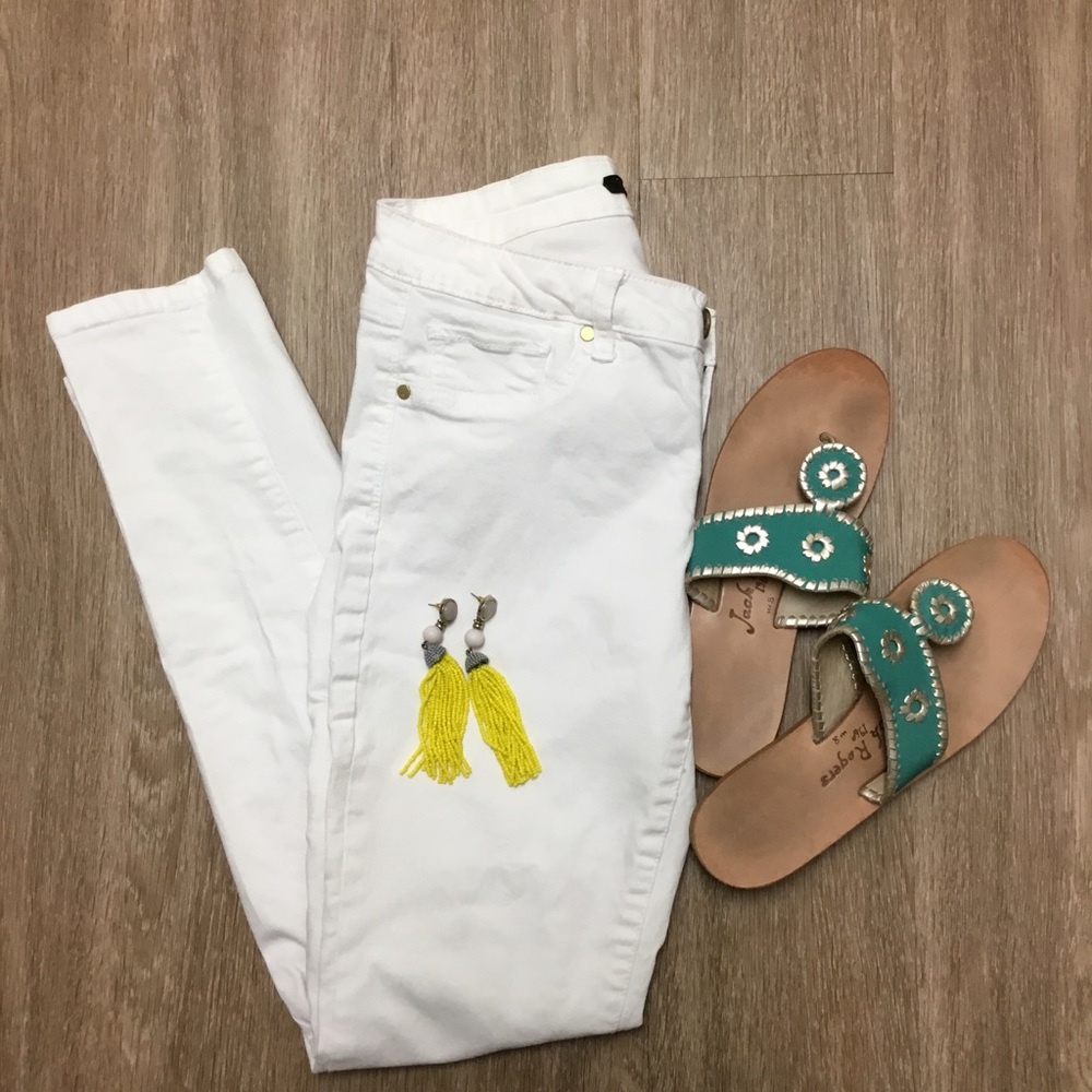 Harper Francesca's Ultra Skinny Jeans in White