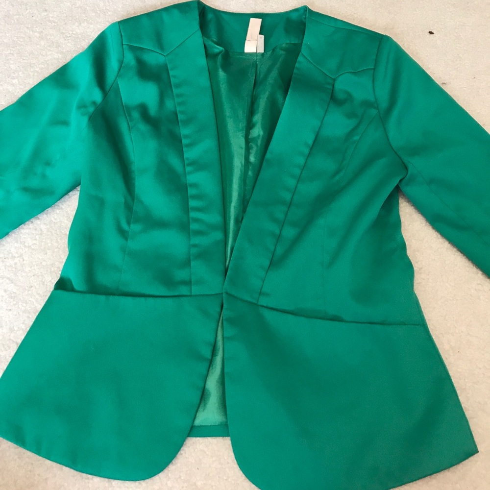 Medium Like new green women's blazer