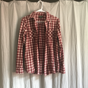 Eddie Bauer Plaid Button-Up