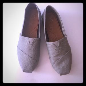 TOMS gray shoes