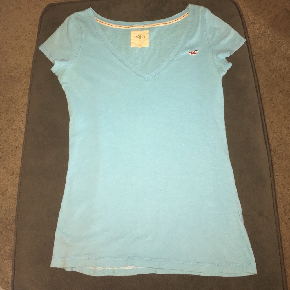 Light Blue Hollister Top