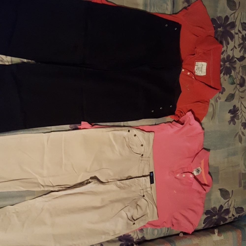 Old Navy shirts and Capri pants