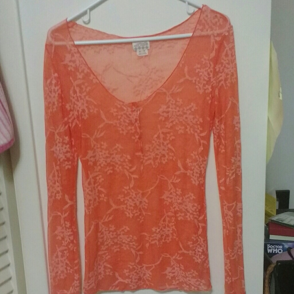 Free people sheer henley