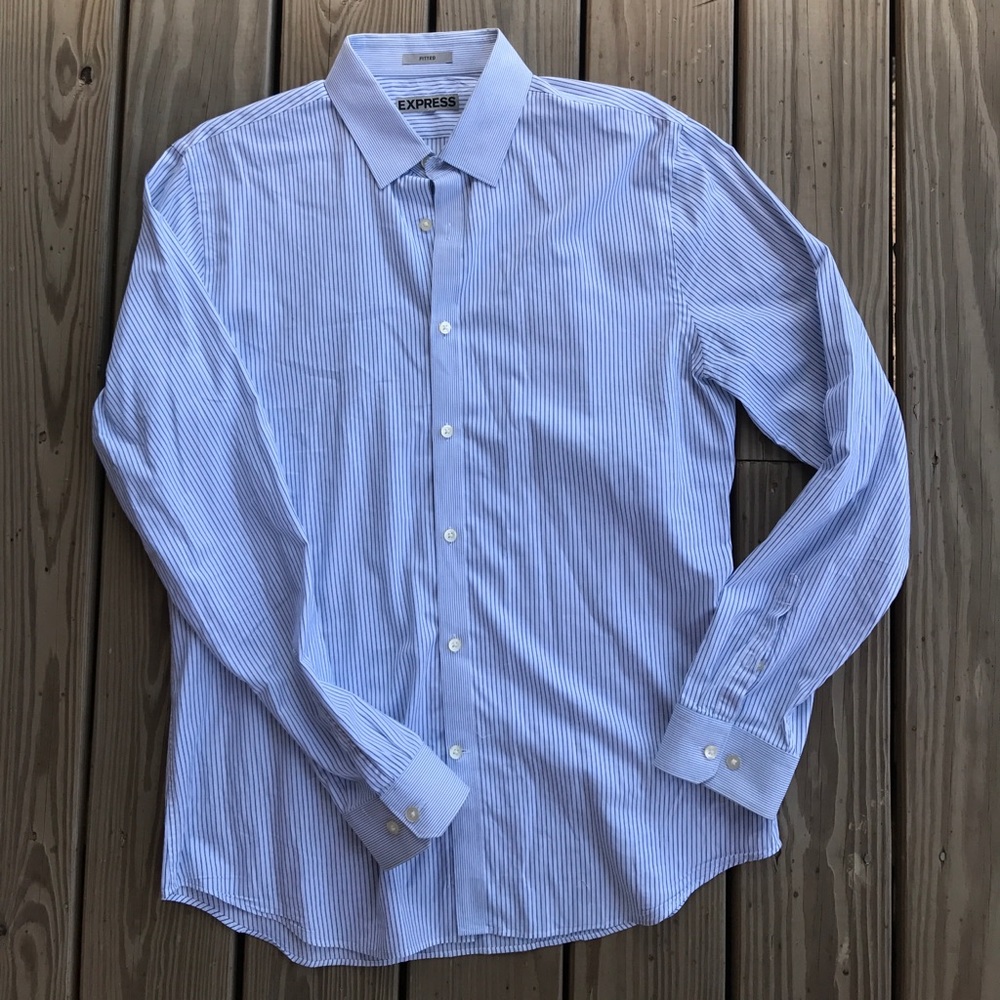 Blue Stipe collared shirt
