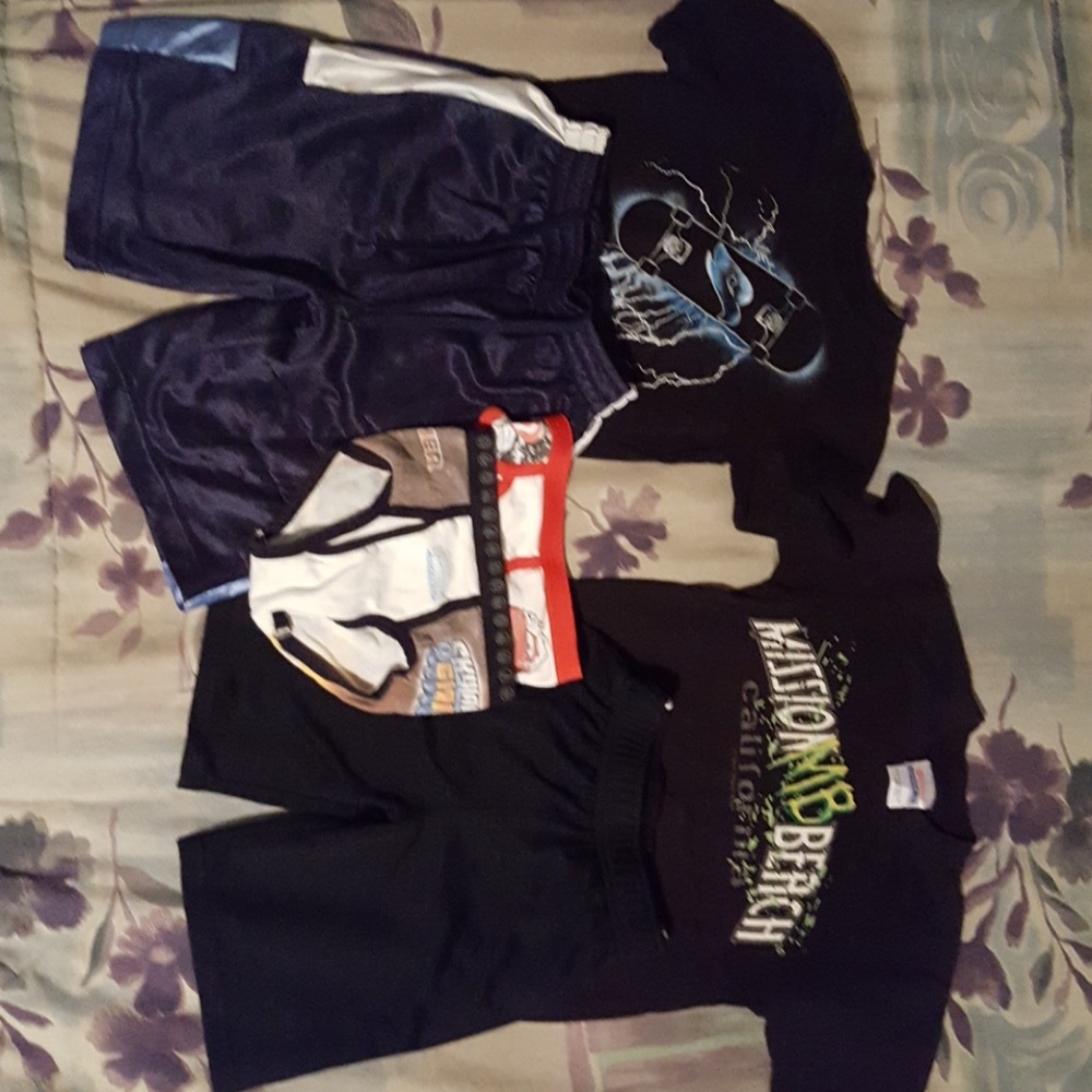 Boys shirt and shorts