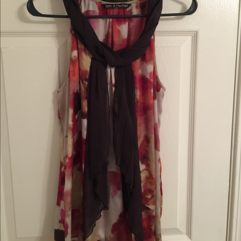 Flowing sleeveless top