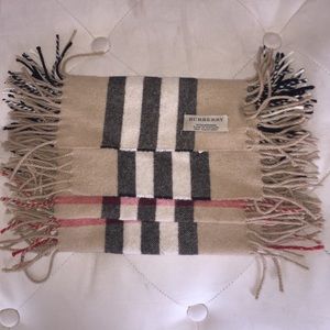 Burberry Fringe Scarf