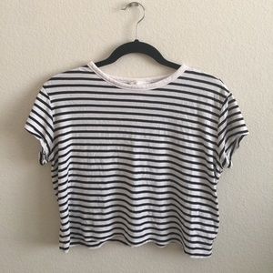 Basic striped crop top!