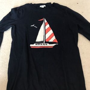 Small Navy Old Navy Sailboat Sweater