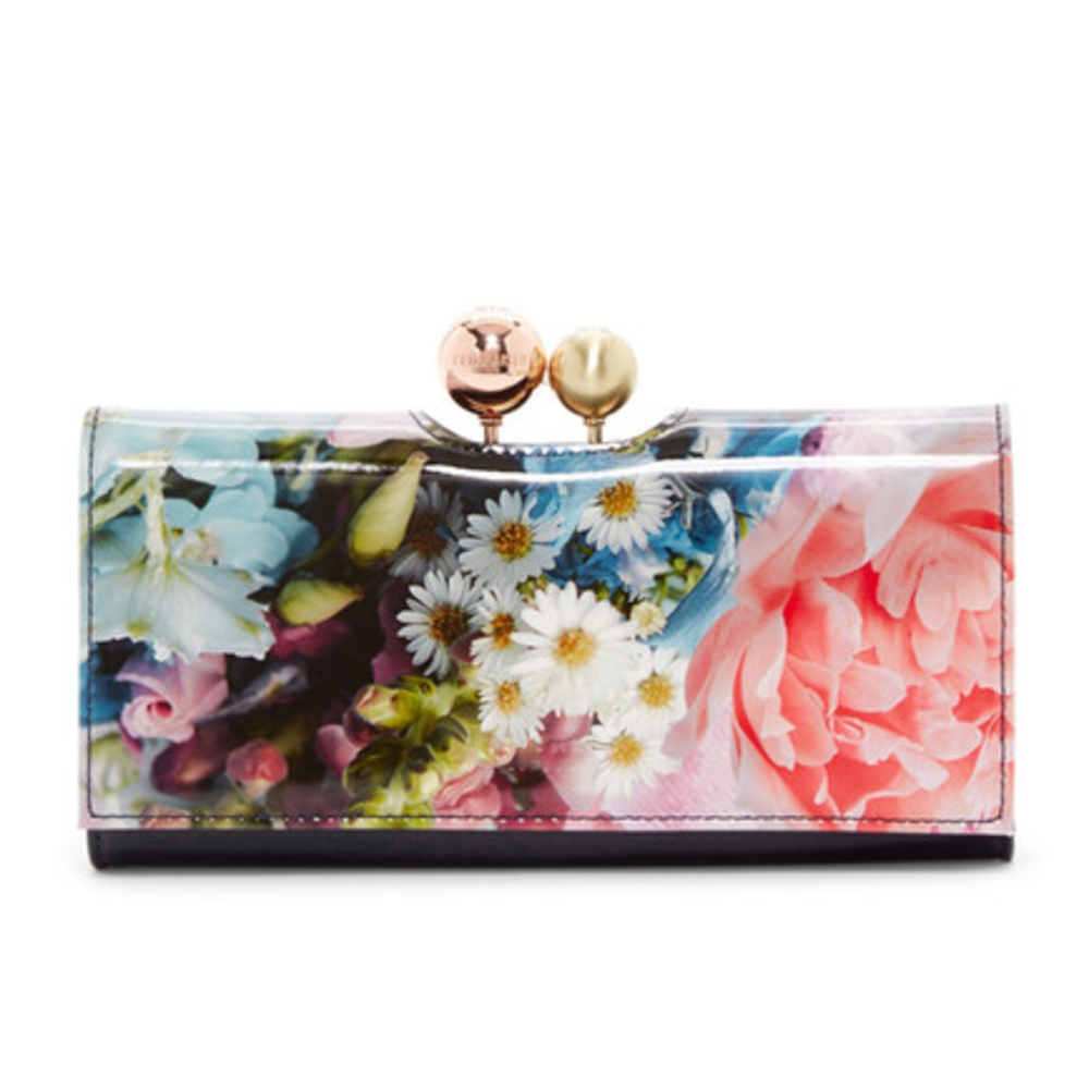 Ted Baker Mayu Floral Print Matinee Leather Wallet