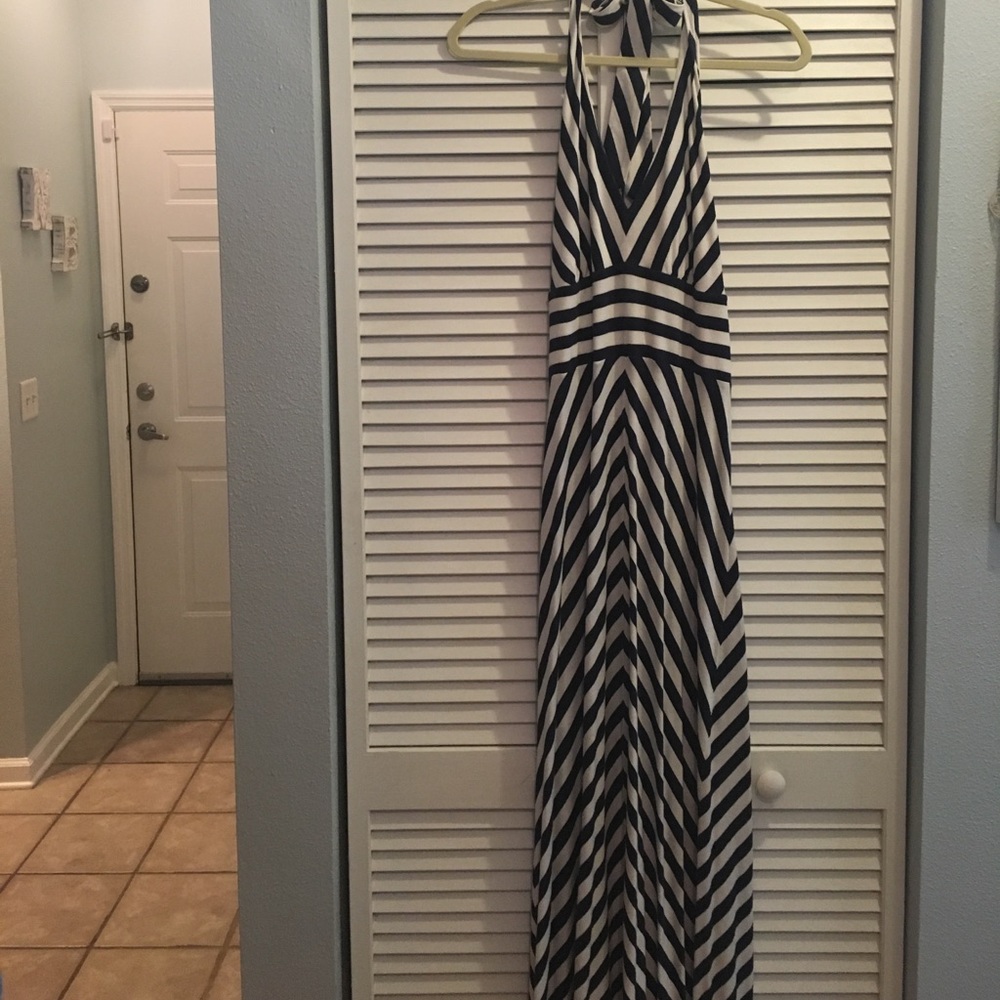 Banana Republic halter Maxi Dress