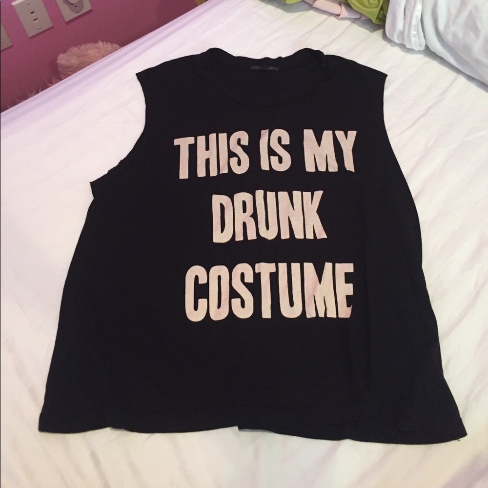 "THIS IS MY DRUNK COSTUME" tank