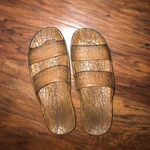 Brown Jesus sandals