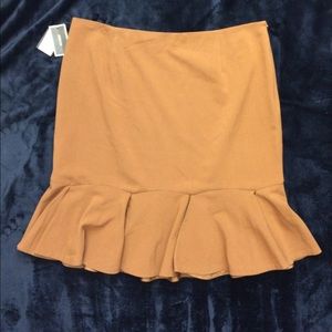 Nine West Peplum stretch A-line skirt