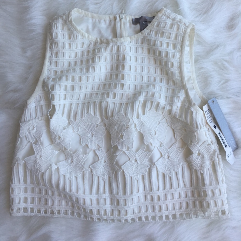 Aqua crop top - Picture 4 of 5