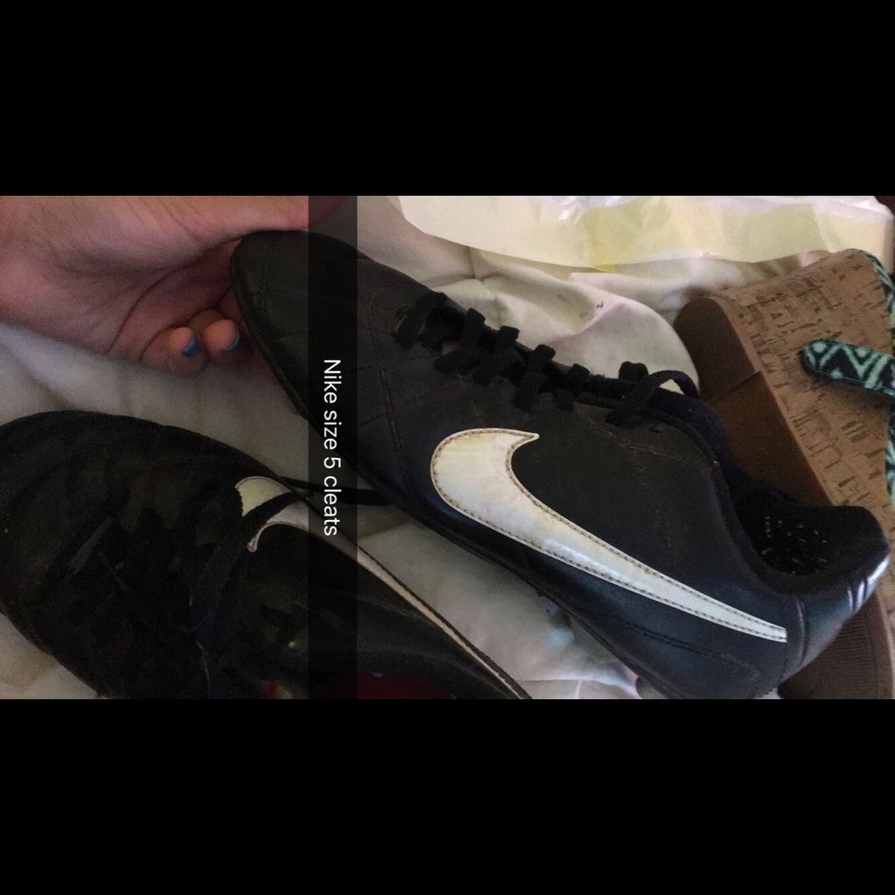 Nike black cleats