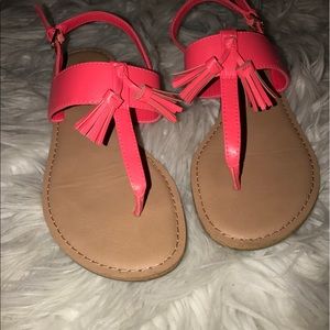 Pink sandals
