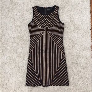 MinkPink Gold Bodycon Dress