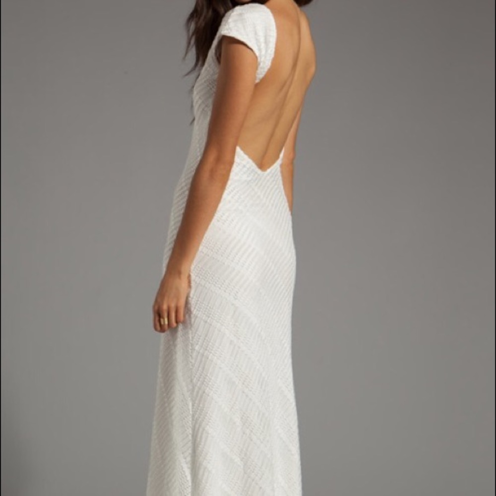 Lovers + Friends Vanity Fair Maxi Dress in White