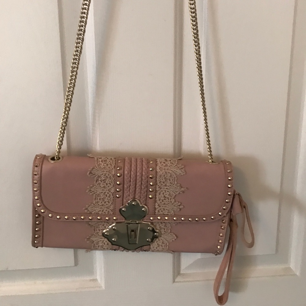 Pink Crossbody Purs