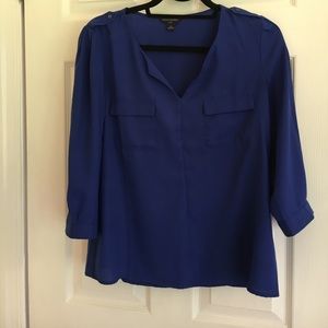Royal blue professional top