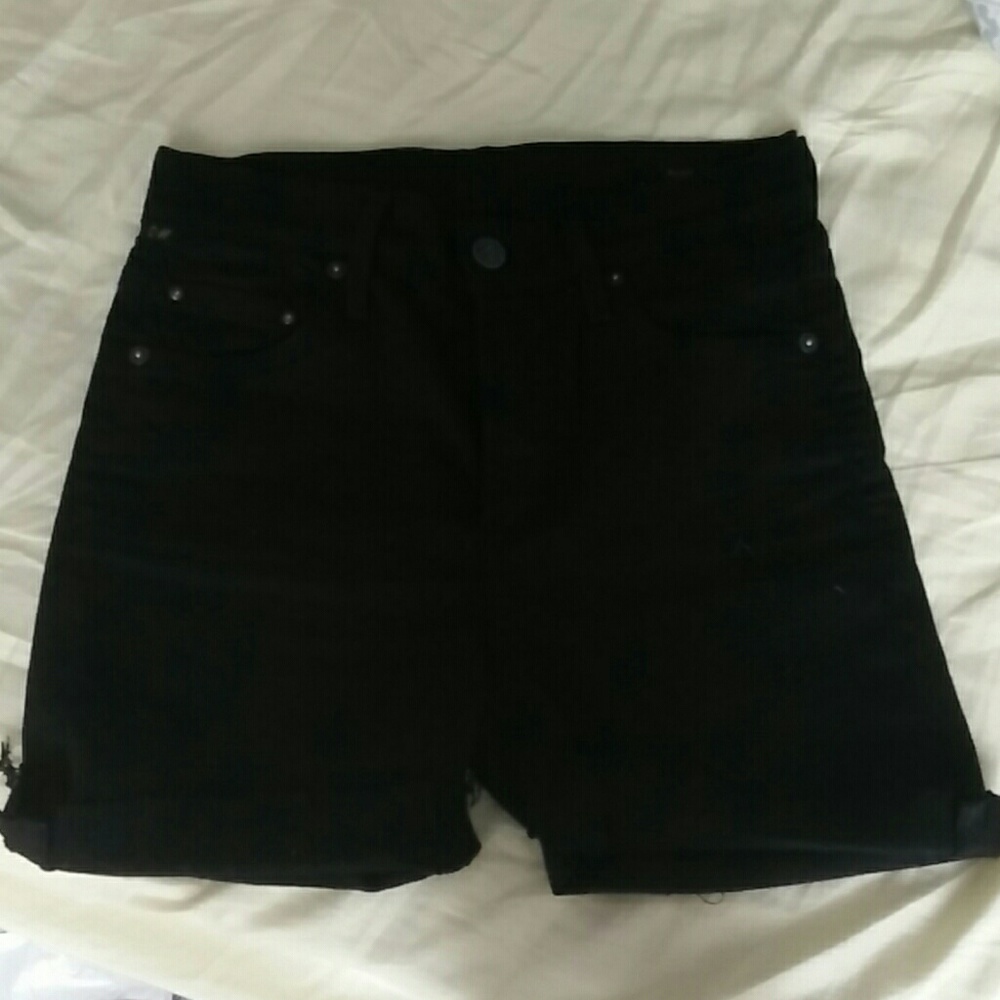 Citizens Of Humanity Black Jean Shorts