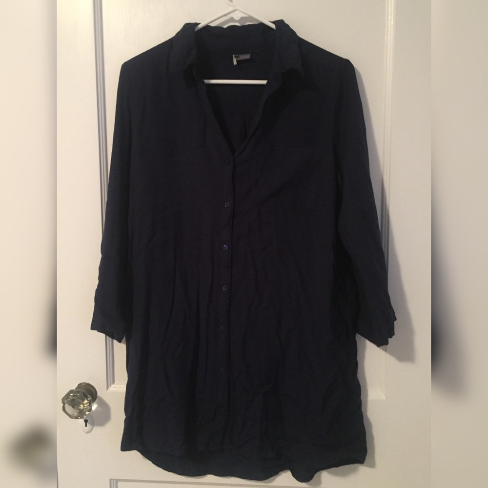 Sparkle & Fade Button Down Shirt Dress
