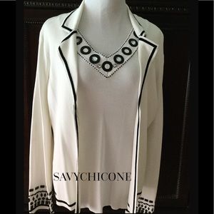 🌺REDUCED!!!!FAB 2 PIECE EMBELLISHED TOP & JACKET