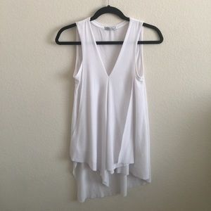 Flowy white blouse!