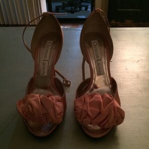 Christian Lacroix pink pumps