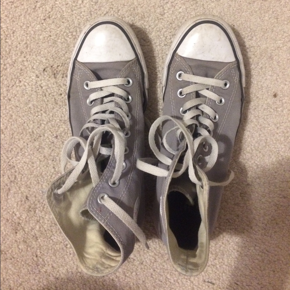 Converse Gray Hightops