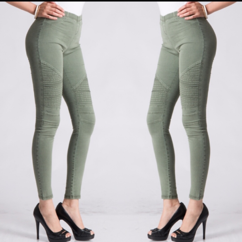 Distressed denim leggings skiny jeans - Picture 2 of 2