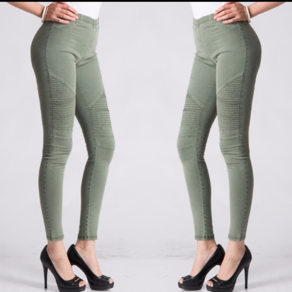 Distressed denim leggings skiny jeans - Picture 2 of 2