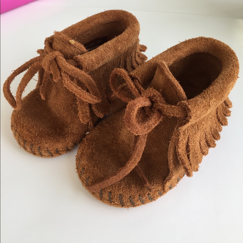 Minnetonka Baby Moccasins Size 1