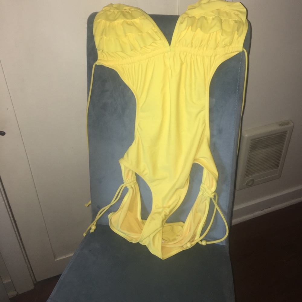 One piece swimsuit with cutouts