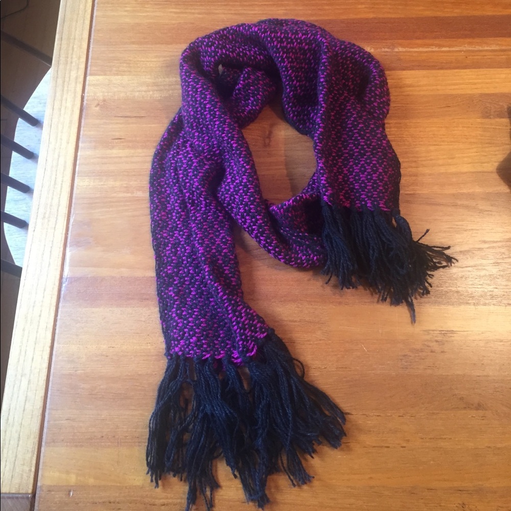 Black and Pink Scarf