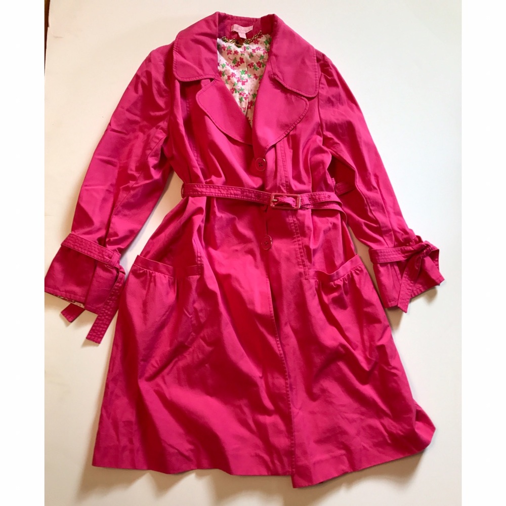 Lilly Pulitzer pink coat