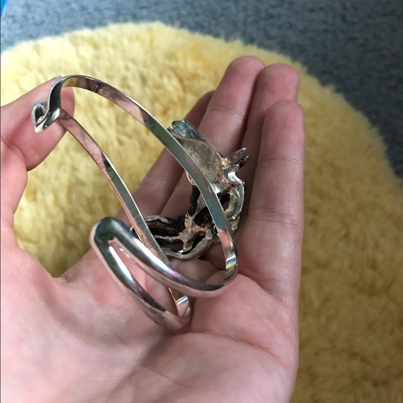Sterling silver horsehead cuff bracelet worth $250 - Picture 4 of 6